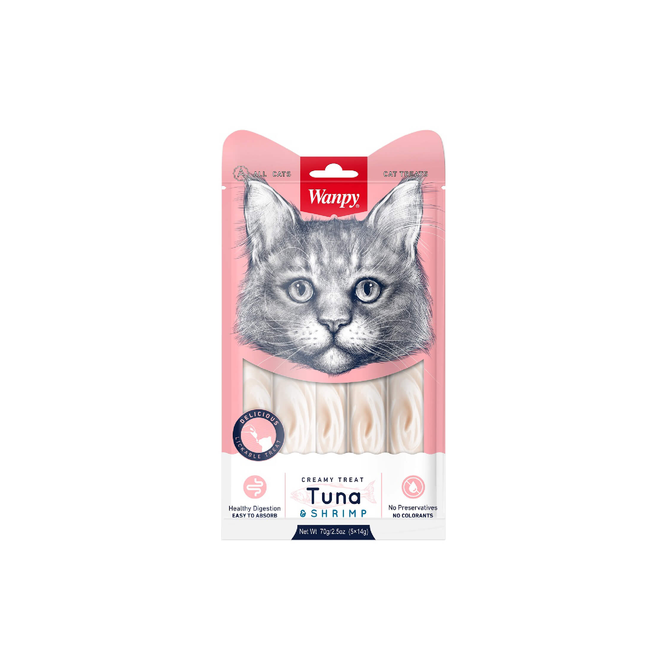 Wanpy Creamy Treats Tuna & Shrimp For Cat