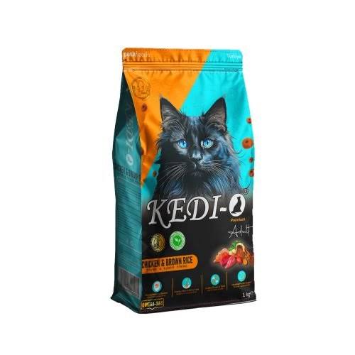 KEDI-O Premium Adult Cat Food Chicken And Rice 1kg