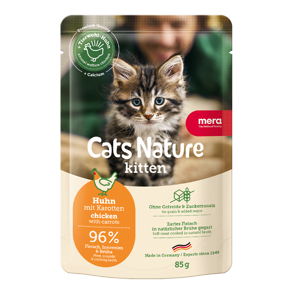 Mera Cats Nature Kitten Chicken – Wet Food for Kittens 85gm