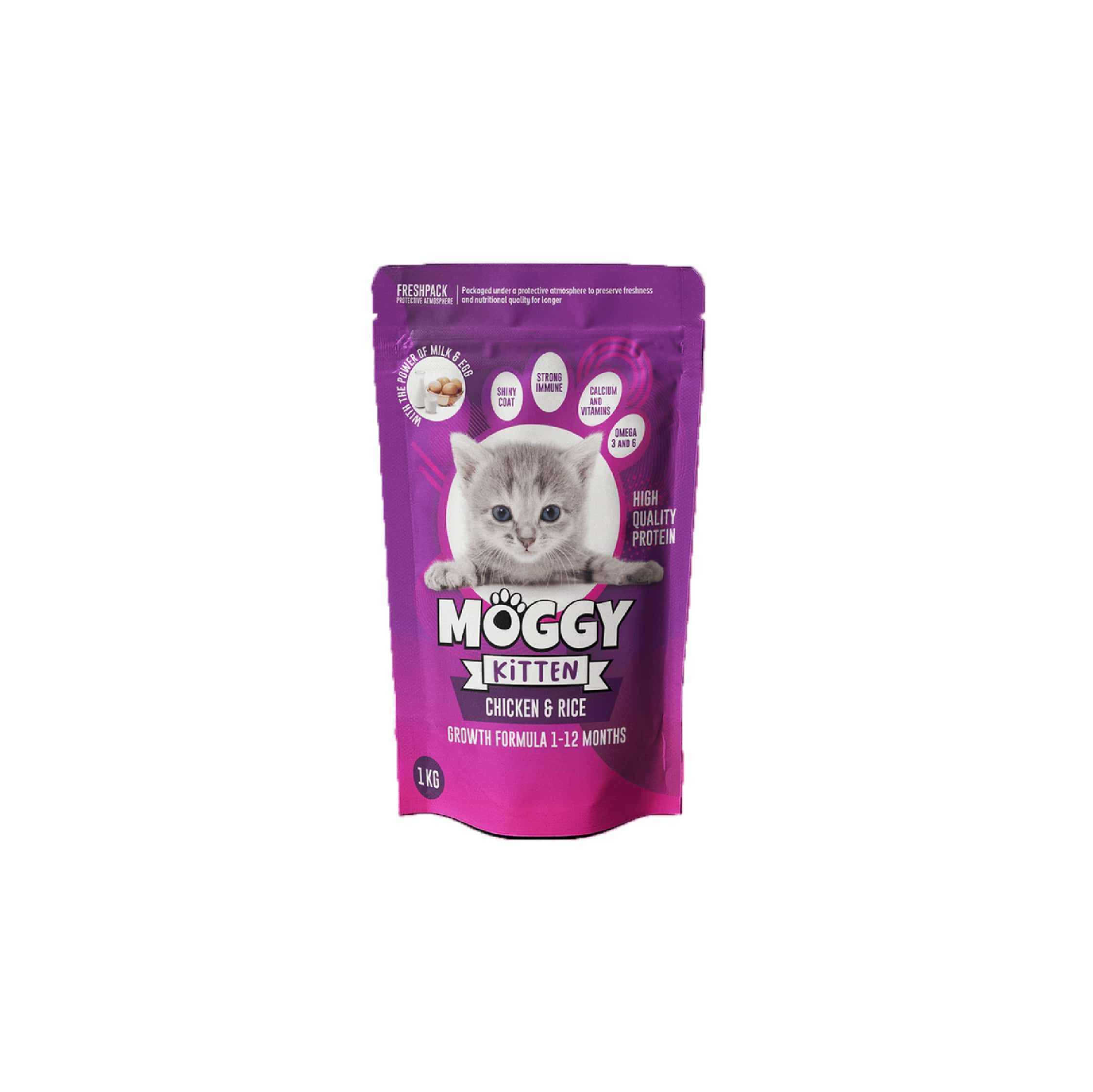 Moggy Kitten Chicken & Rice 1kg